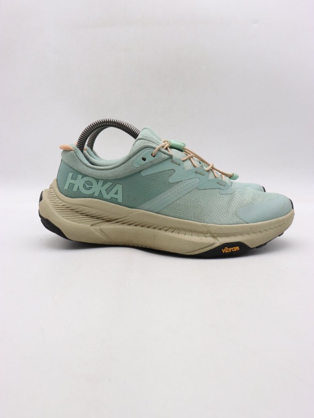 Hoka One One Transport Women's Size 8 B Running Shoes Jade Oyster Mushroom